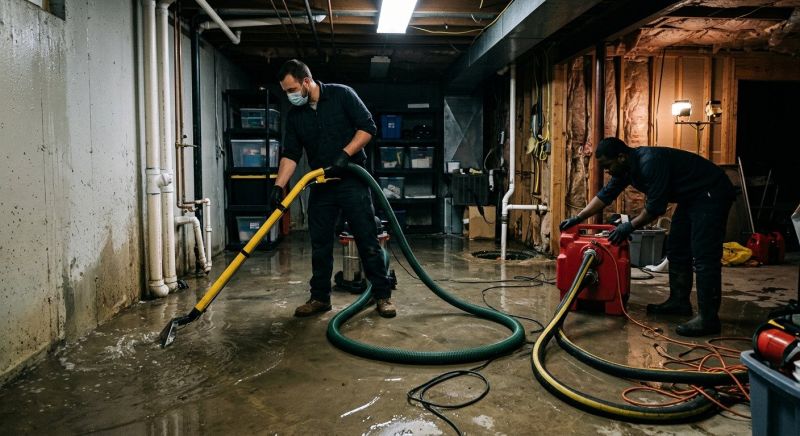 Basement Water Cleanup in Chandler, AZ