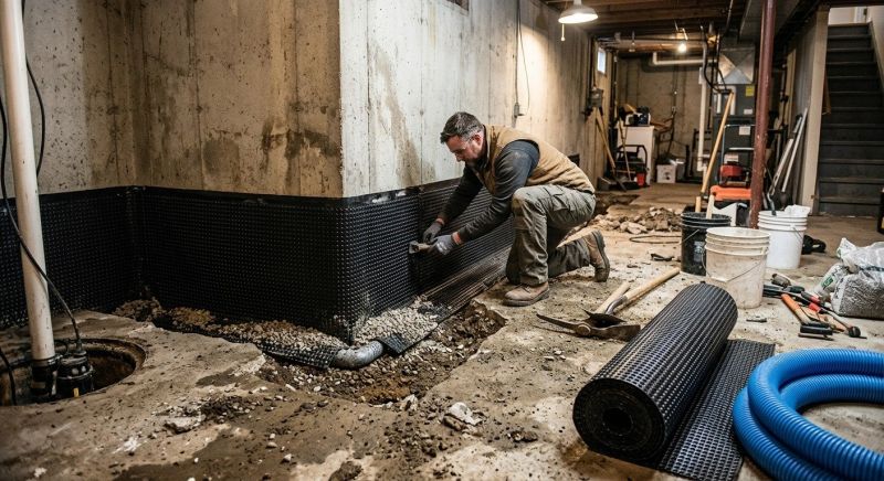 Basement Waterproofing in Fort Collins, CO